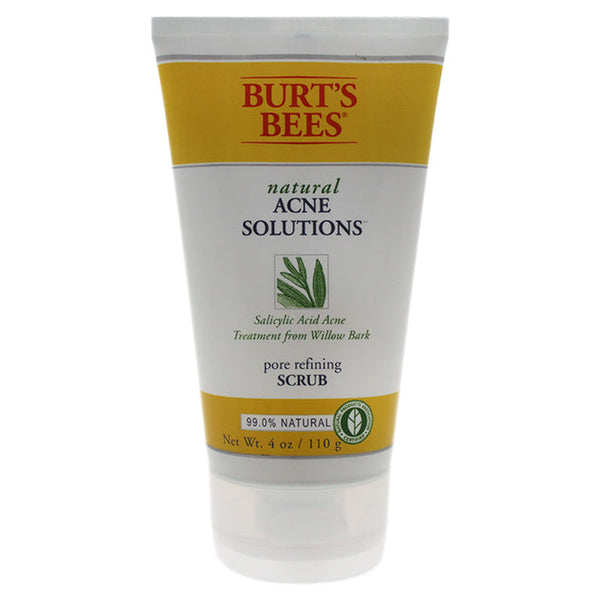 Burts Bees Natural Acne Solutions Pore Refining Scrub by Burts Bees for Unisex - 4 oz Scrub