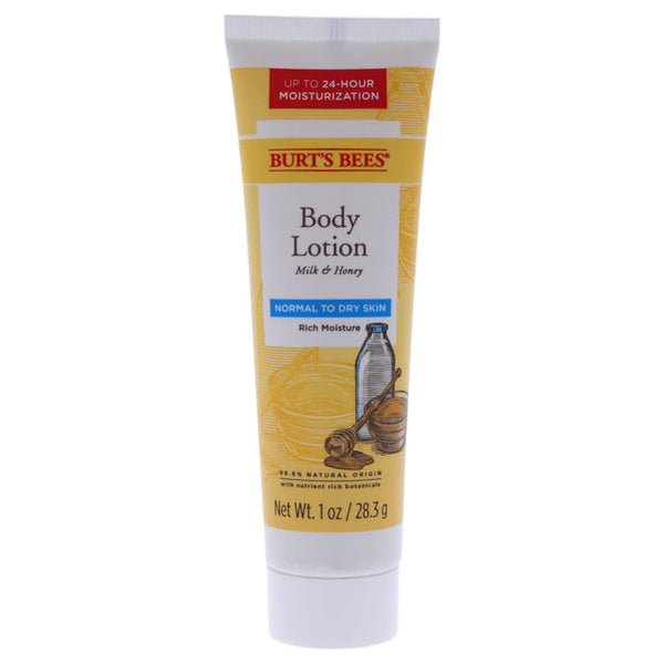 Burts Bees Milk and Honey Body Lotion by Burts Bees for Unisex - 1 oz Body Lotion