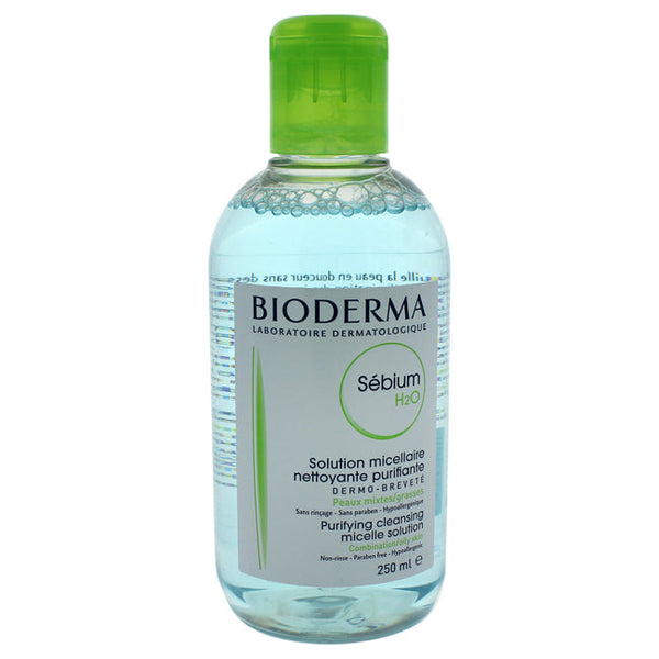 Bioderma Sebium H2O Cleansing Solution by Bioderma for Unisex - 250 ml Cleanser