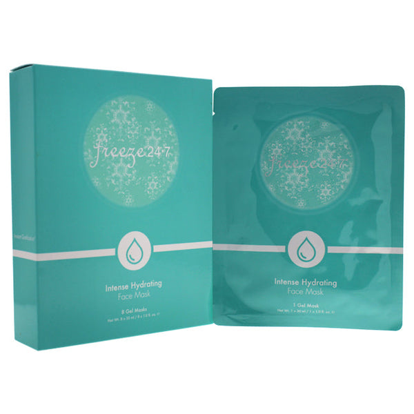 Freeze 24.7 Intense Hydrating Face Mask by Freeze 24.7 for Unisex - 8 x 1 oz Gel Mask
