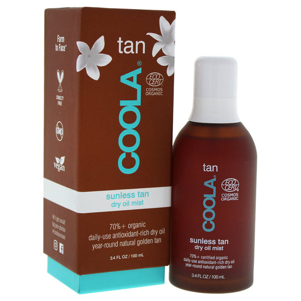 Coola Sunless Tan Dry Oil Mist by Coola for Unisex - 3.4 oz Oil Mist