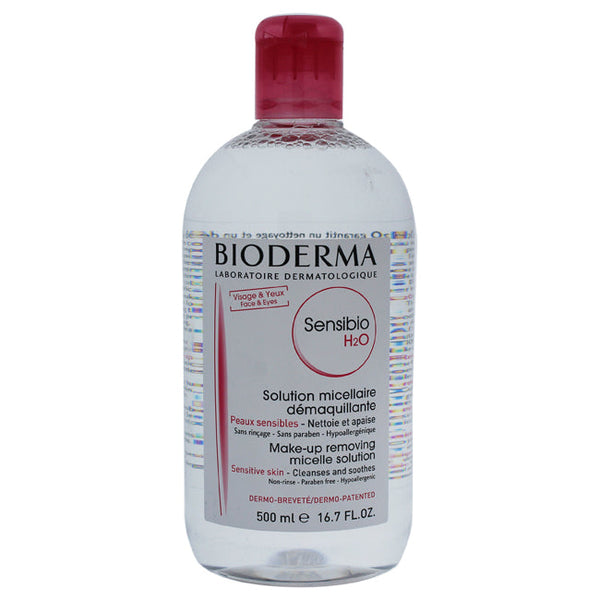 Bioderma Sensibio H2O Make-Up Removing by Bioderma for Unisex - 16.7 oz Makeup Remover