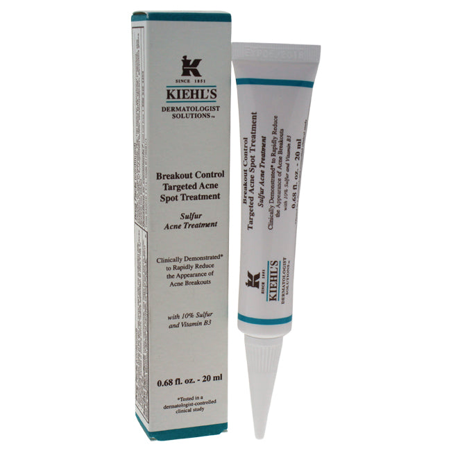 Kiehls Breakout Control Targeted Acne Spot Treatment by Kiehls for Unisex - 0.68 oz Treatment