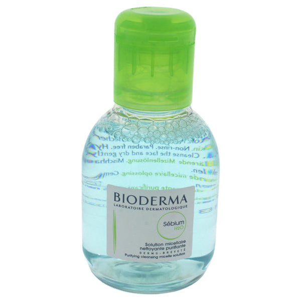 Bioderma Sebium H2O Purifying Cleansing Micelle Solution by Bioderma for Unisex - 3.33 oz Cleanser
