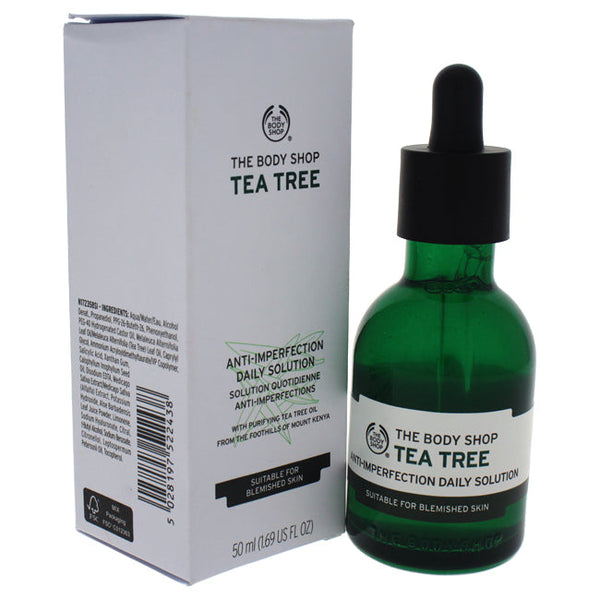 The Body Shop Tea Tree Anti-imperfection Daily Solution Oil by The Body Shop for Unisex - 1.69 oz Treatment