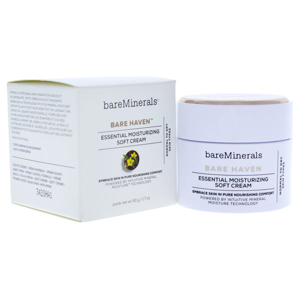 BareMinerals Bare Haven Essential Moisturizing Soft Cream by bareMinerals for Unisex - 1.7 oz Cream