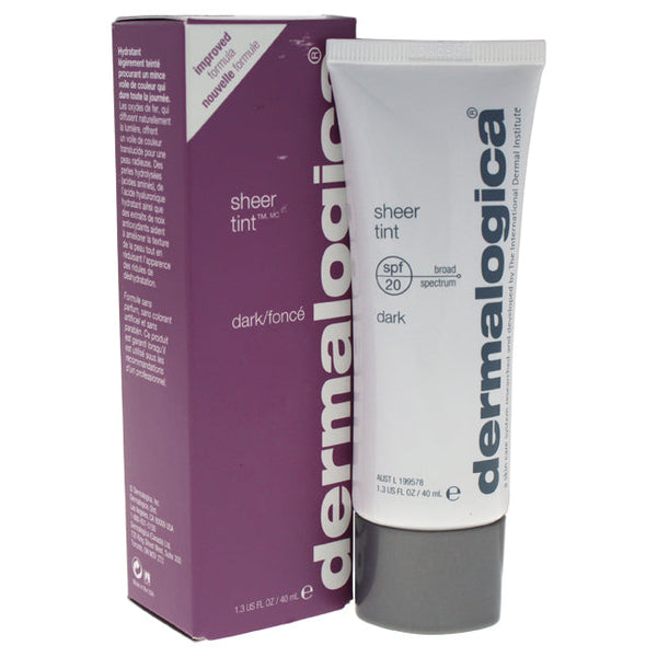 Dermalogica Sheer Tint Moisturizer SPF 20 - Dark by Dermalogica for Unisex - 1.3 oz Moisturizer