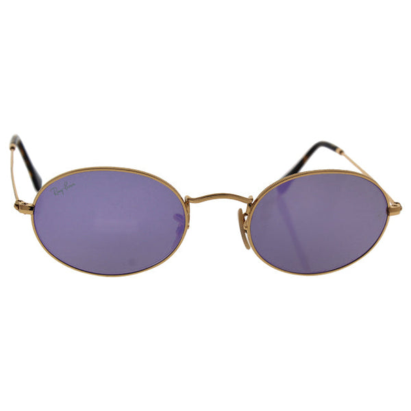 Ray Ban Ray Ban RB 3547-N 001/80 - Gold/Lilac by Ray Ban for Unisex - 51-21-145 mm Sunglasses