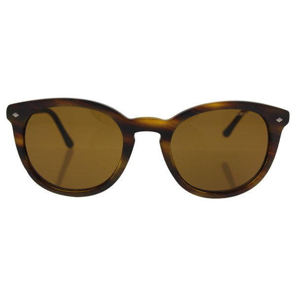 Giorgio Armani Giorgio Armani AR 8060 5404/53 Frames of Life - Striped Matte Light Brown/Brown by Giorgio Armani for Unisex - 50-21-145 mm Sunglasses