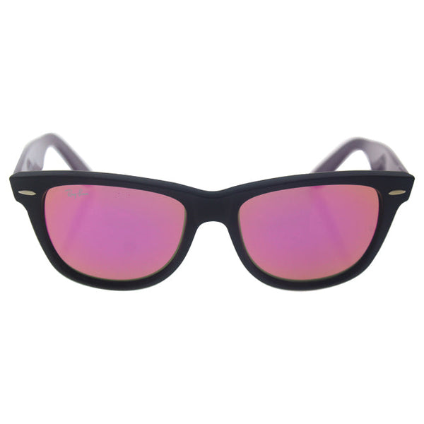 Ray Ban Ray Ban RB 2140 1174/4T Wayfarer - Black Blue Violet/Cyclamen Flash by Ray Ban for Unisex - 54-18-150 mm Sunglasses