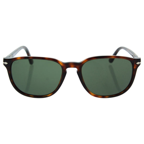 Persol Persol PO3019S 24/31 - Havana/Crystal Green by Persol for Unisex - 55-18-145 mm Sunglasses