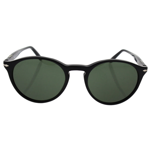 Persol Persol PO3092SM 9014/31 - Black/Green by Persol for Unisex - 50-19-145 mm Sunglasses
