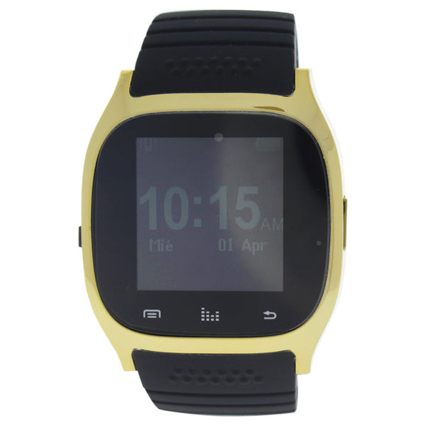 Eclock EK-B5 Montre Connectee Gold/Black Silicone Strap Smart Watch by Eclock for Unisex - 1 Pc Watch