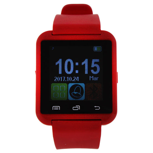 Eclock EK-A2 Montre Connectee Red Silicone Strap Smart Watch by Eclock for Unisex - 1 Pc Watch