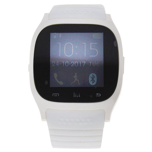 Eclock EK-C2 Montre Connectee White Silicone Strap Smart Watch by Eclock for Unisex - 1 Pc Watch