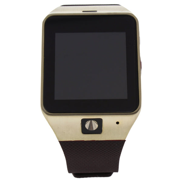 Eclock EK-D3 Montre Connectee Gold/Brown Silicone Strap Smart Watch by Eclock for Unisex - 1 Pc Watch