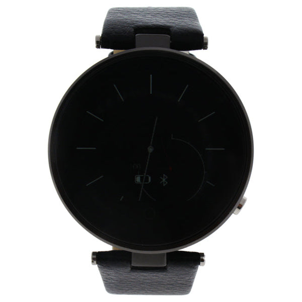 Eclock EK-E1 Montre Connectee Black Leather Strap Smart Watch by Eclock for Unisex - 1 Pc Watch