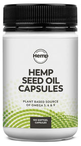 Essential Hemp Seed Oil Capsules X100