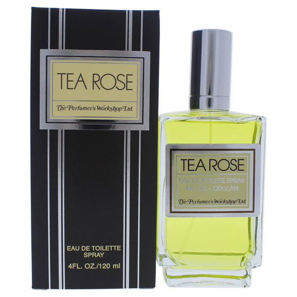 Perfumers Workshop Tea Rose by Perfumers Workshop for Women - 4 oz EDT Spray