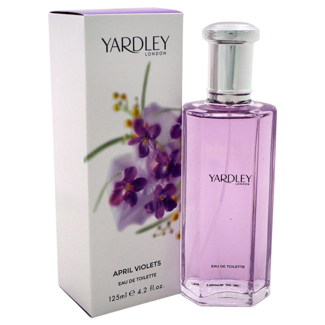 Yardley London April Violets by Yardley London for Women - 4.2 oz EDT Spray
