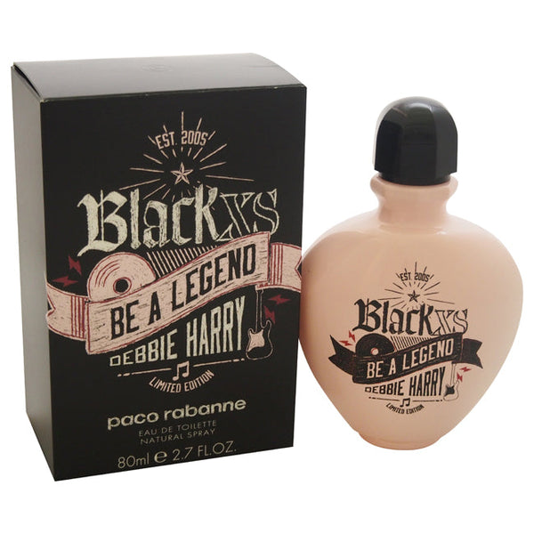 Paco Rabanne Black XS Be A Legend Debbie Harry by Paco Rabanne for Women - 2.7 oz EDT Spray (Limited Edition)