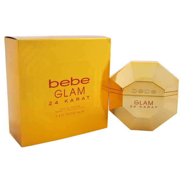 Bebe Bebe Glam 24 Karat by Bebe for Women - 3.4 oz EDP Spray