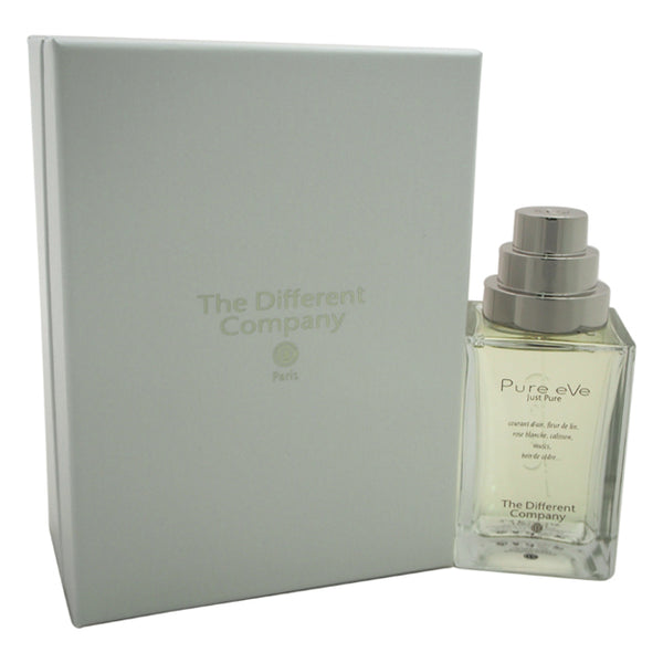 The Different Company Pure Eve Just Pure by The Different Company for Women - 3.3 oz EDP Spray (Refillable)