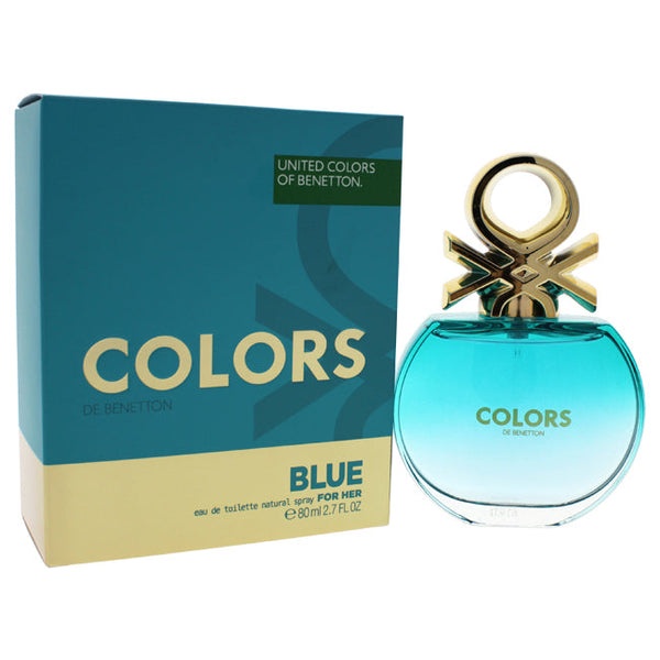 United Colors of Benetton Colors Blue by United Colors of Benetton for Women - 2.7 oz EDT Spray