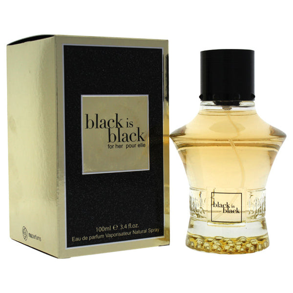 Nuparfums Black Is Black by Nuparfums for Women - 3.4 oz EDP Spray