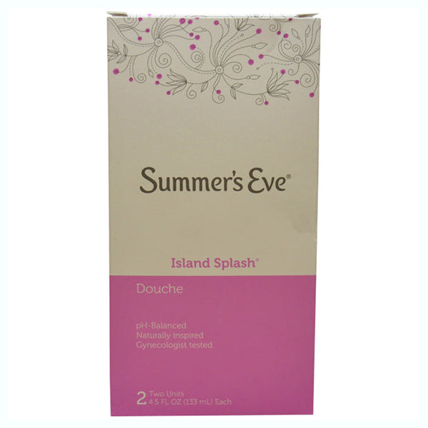 Summers Eve Douche Island Splash Cleanser by Summers Eve for Women - 2 x 4.5 oz Cleanser