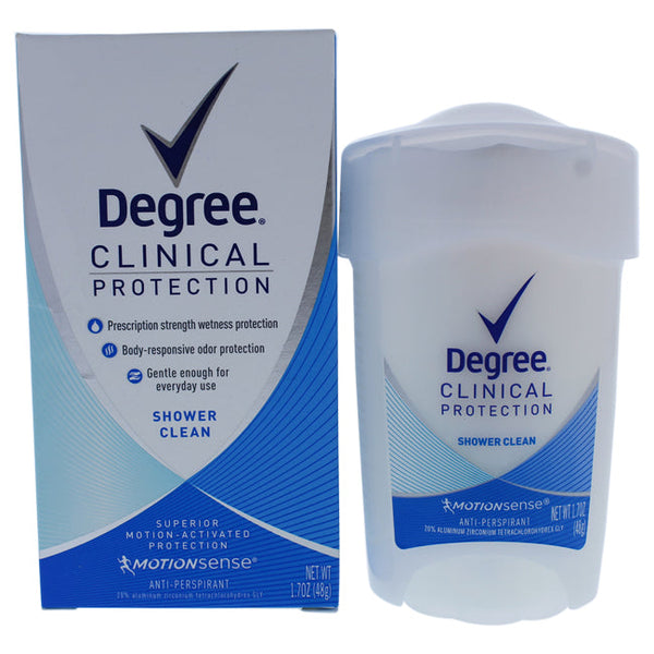 Degree Clinical Protection Active Clean Anti Perspirant and Deodorant by Degree for Women - 1.7 oz Deodorant