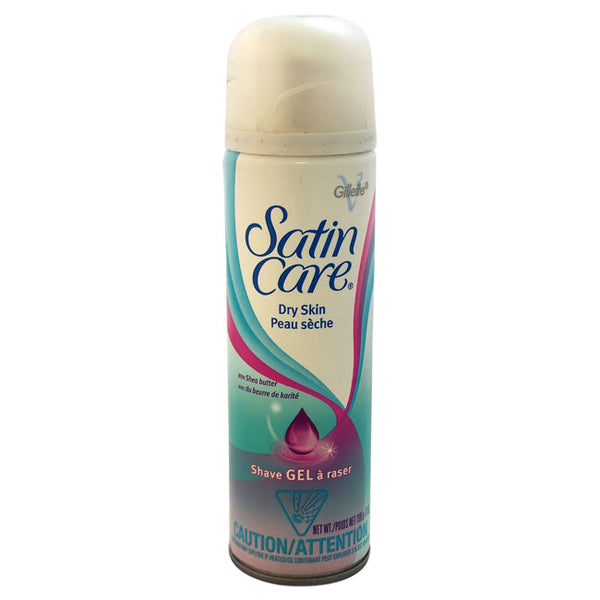 Gillette Satin Care Dry Skin Shave Gel by Gillette for Women - 7 oz Shave Gel