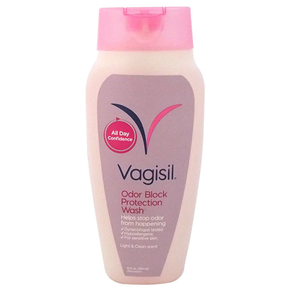Vagisil Odor Block Protection Wash For Sensitive Skin by Vagisil for Women - 12 oz Protection Wash