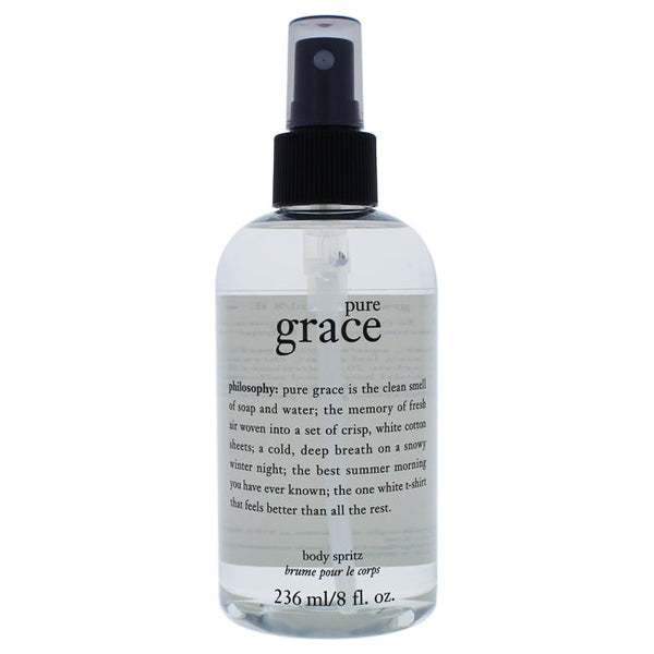 Philosophy Pure Grace Body Spritz by Philosophy for Women - 8 oz Body Spray
