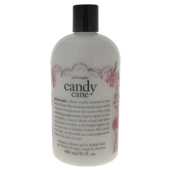 Philosophy Candy Cane by Philosophy for Women - 16 oz Shampoo, Shower Gel & Bubble Bath