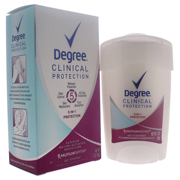 Degree Clinical Protection 5-in-1 Anti-Perspirant by Degree for Women - 1.7 oz Deodorant Stick