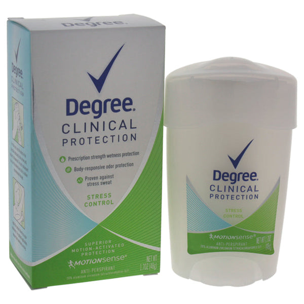 Degree Clinical Protection Stress Control Anti-Perspirant by Degree for Women - 1.7 oz Deodorant Stick