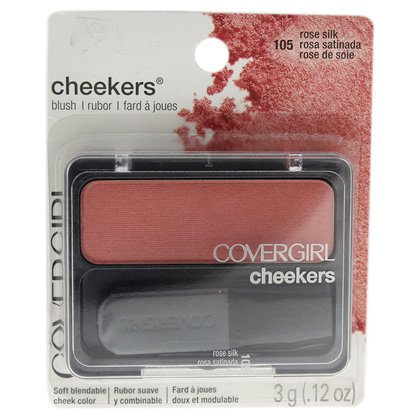 Covergirl Cheekers Blush - # 105 Rose Silk by CoverGirl for Women - 0.12 oz Blush
