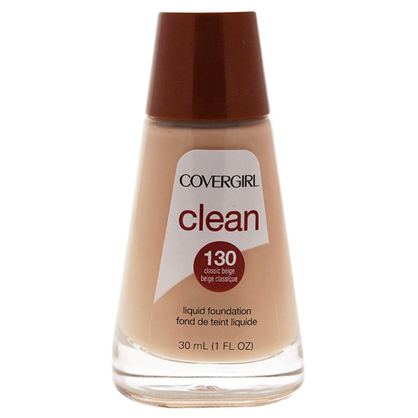 Covergirl Clean Liquid Foundation - # 130 Classic Beige by CoverGirl for Women - 1 oz Foundation