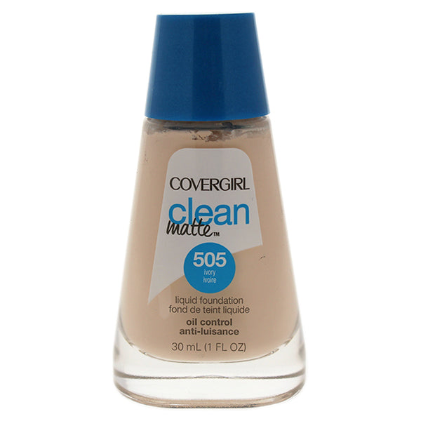 Covergirl Clean Matte Liquid Foundation - # 505 Ivory by CoverGirl for Women - 1 oz Foundation