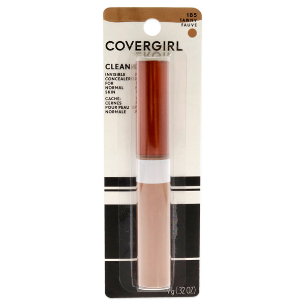 Covergirl Clean Invisible Concealer - 185 Tawny by CoverGirl for Women - 0.32 oz Concealer