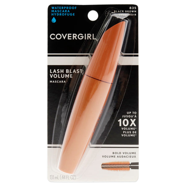 Covergirl Lash Blast Volume Waterproof Mascara - 835 Black Brown by CoverGirl for Women - 0.44 oz Mascara
