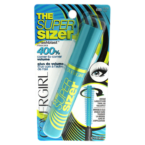 Covergirl The Super Sizer Mascara - # 805 Black by CoverGirl for Women - 0.4 oz Mascara
