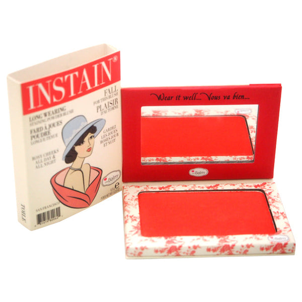 the Balm Instain Long-Wearing Powder Staining Blush - Toile by the Balm for Women - 0.23 oz Powder Blush