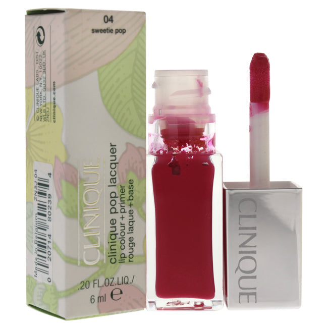 Clinique Clinique Pop Lacquer Lip Colour + Primer - # 04 Sweetie Pop by Clinique for Women - 0.2 oz Lip Gloss