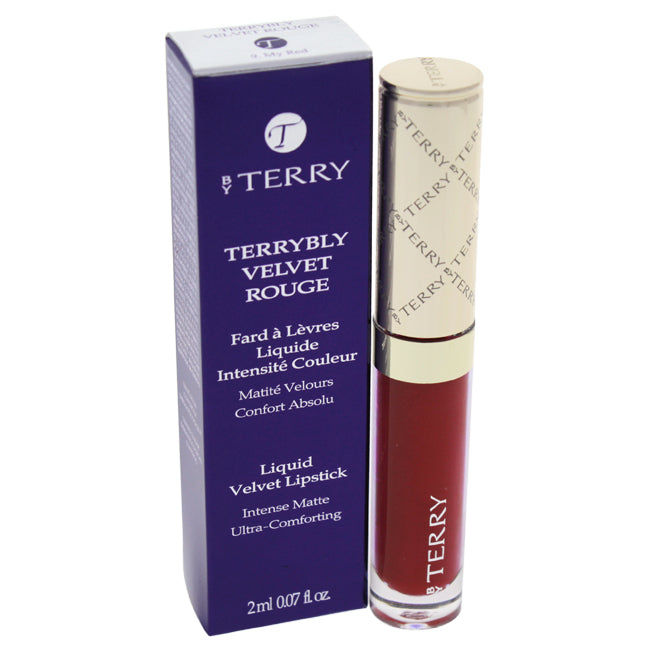 By Terry Terrybly Velvet Rouge Liquid Velvet Lipstick - # 9 My Red by By Terry for Women - 0.07 oz Lipstick