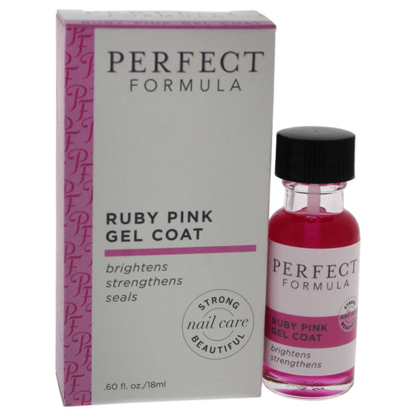 Perfect Formula Ruby Pink Gel Coat by Perfect Formula for Women - 0.6 oz Nail Treatment