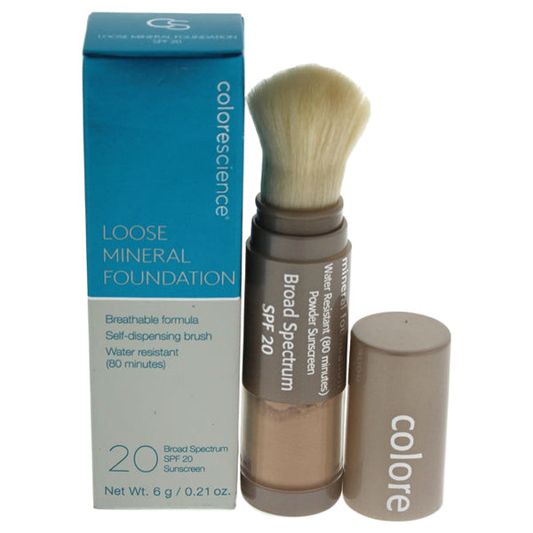 Colorescience Loose Mineral Foundation Brush SPF 20 - Medium Bisque by Colorescience for Women - 0.21 oz Foundation