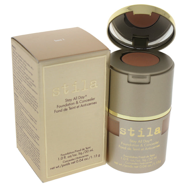 Stila Stay All Day Foundation and Concealer - 1 Bare by Stila for Women - 1 oz Makeup