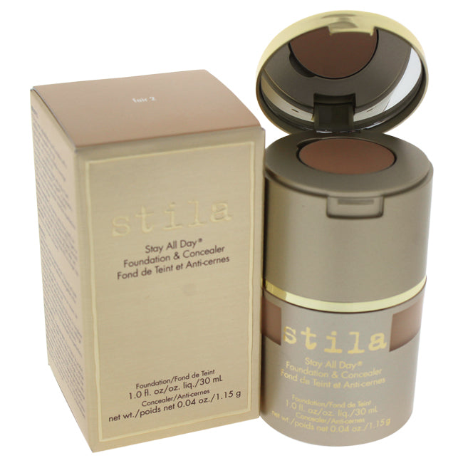 Stila Stay All Day Foundation & Concealer - # 2 Fair by Stila for Women - 1 oz Makeup